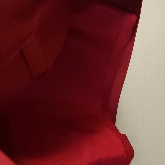 MILLY Ruby Red Sweetheart Silk Dress - Picture 12 of 16
